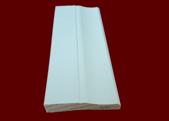 Weißer Woodgrain-dekoratives umkleidendes Formteil PVC-Schaum-Material